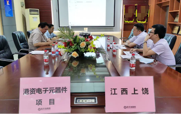 陪同政府園區(qū)赴港資電子元器件投資選址項(xiàng)目方對(duì)接考察，為項(xiàng)目合作提供全方位服務(wù)