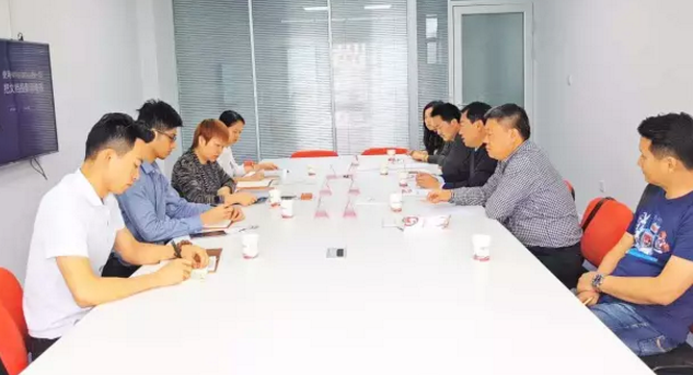 白銀市白銀區領導考察東方龍商務深圳分公司，交流洽談委托招商引資合作事宜